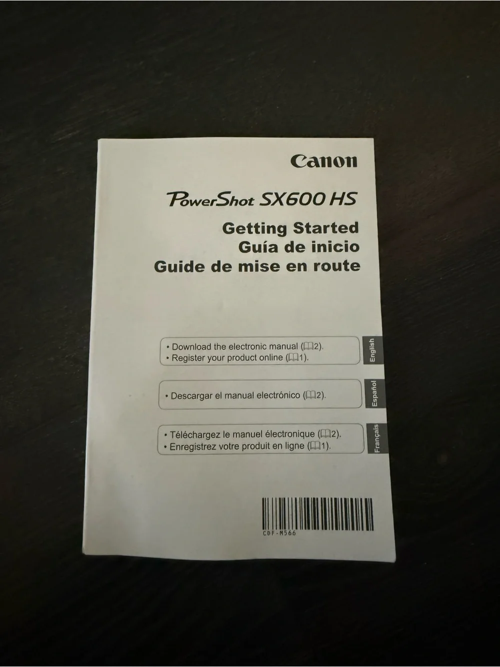 Canon SX600 HS Digital Camera in Black